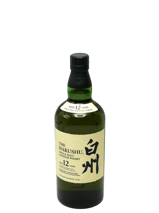 The Hakushu 12 Year Single Malt Japanese Whisky 750ml-Bottle Barn