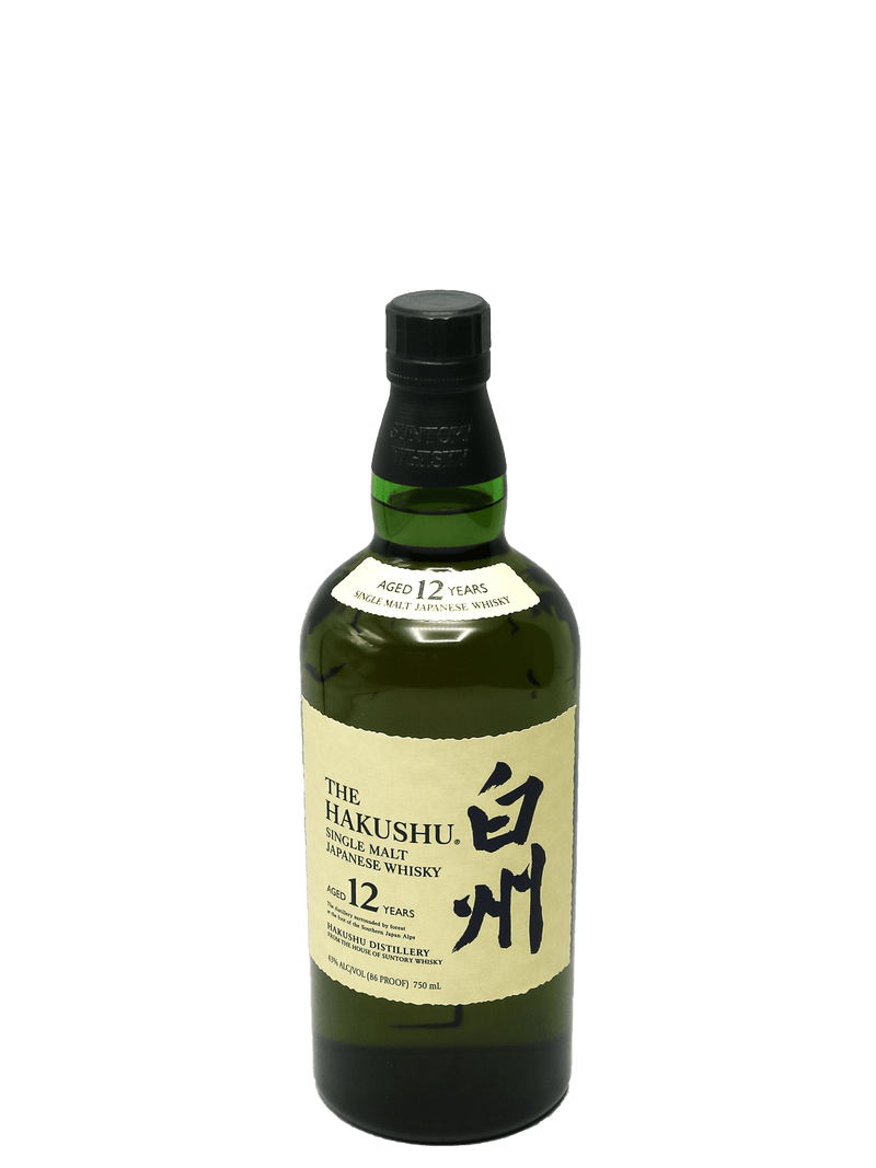 The Hakushu 12 Year Single Malt Japanese Whiskey 750ml