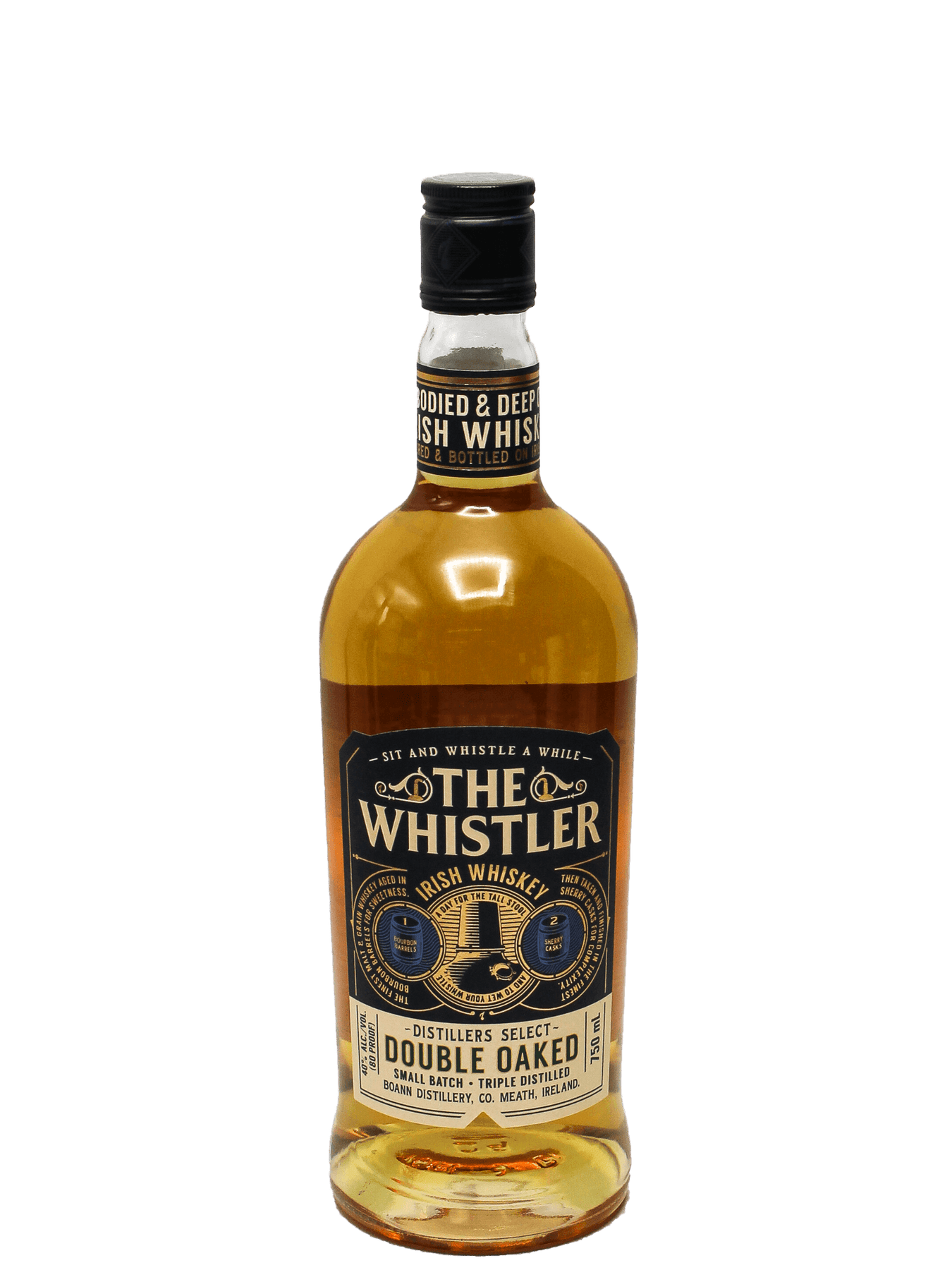 The Whistler Double Oaked Irish Whiskey 750ml – Bottle Barn
