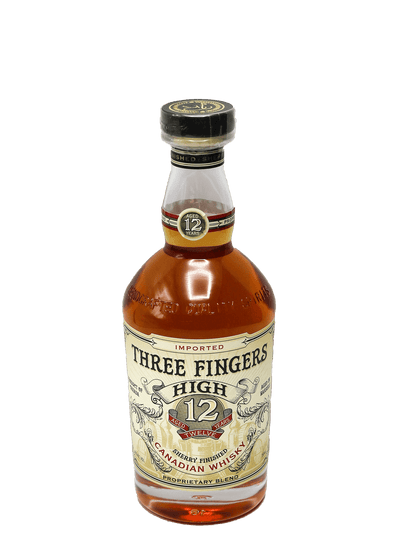 Three Fingers High 12 Year Sherry Finished Canadian Whisky 750ml