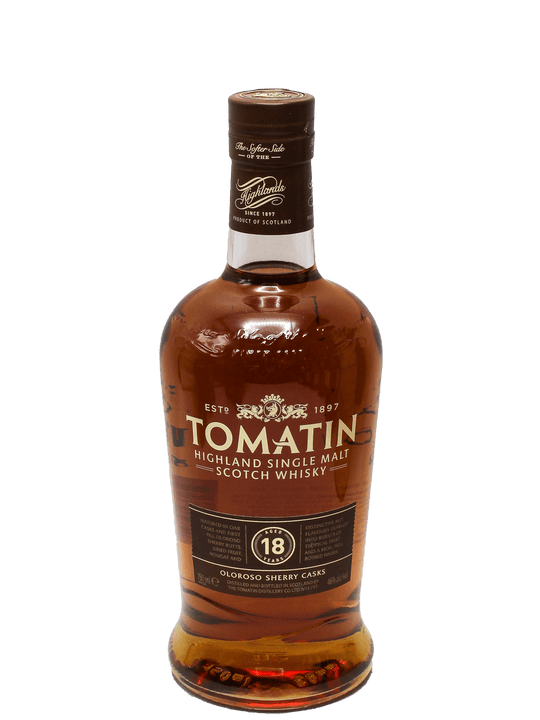 Tomatin 18 Year Sherry Cask Scotch Whisky 750ml-Bottle Barn
