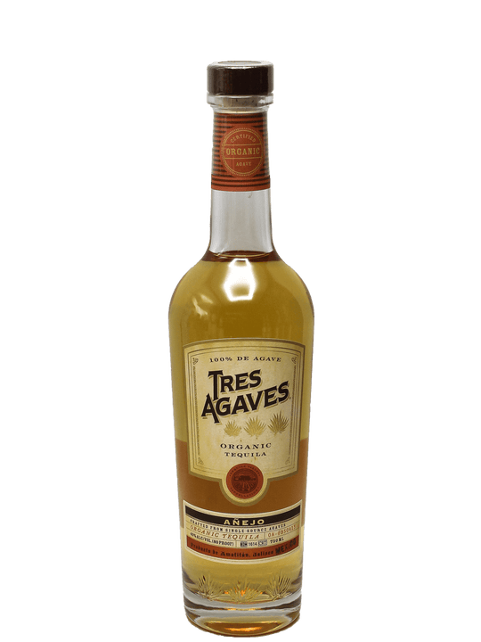 Tres Agaves Organic Tequila Anejo 750ml-Bottle Barn