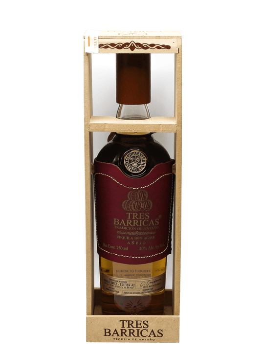 Tres Barricas Tequila Anejo 750ml-Bottle Barn