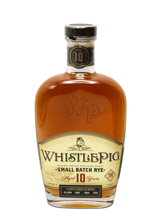 Whistle Pig 10 Year Small Batch Rye Whiskey 750ml-Bottle Barn