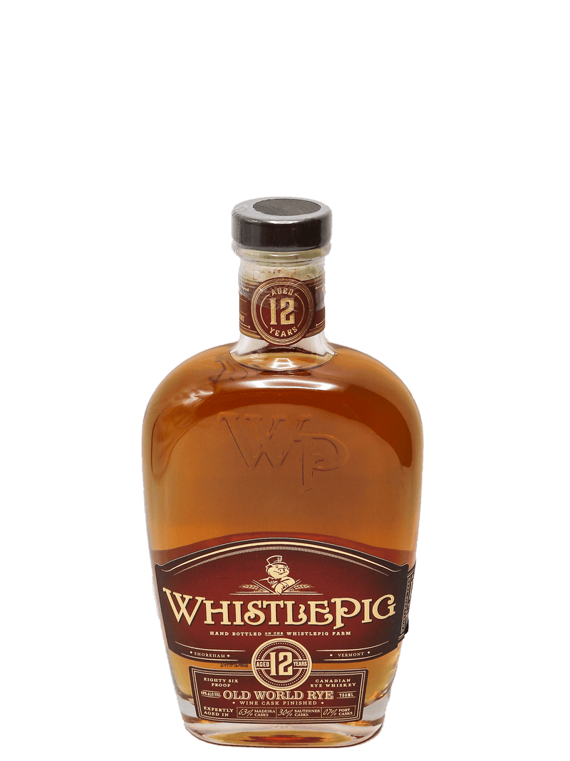 Whistle Pig 12 Year Old World Rye 750ml