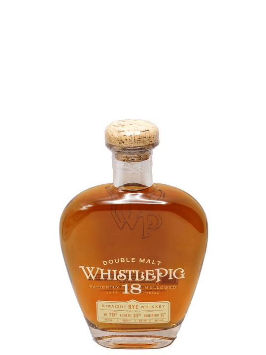 Whistle Pig 18 Year Double Malt Rye Whiskey 750ml-Bottle Barn