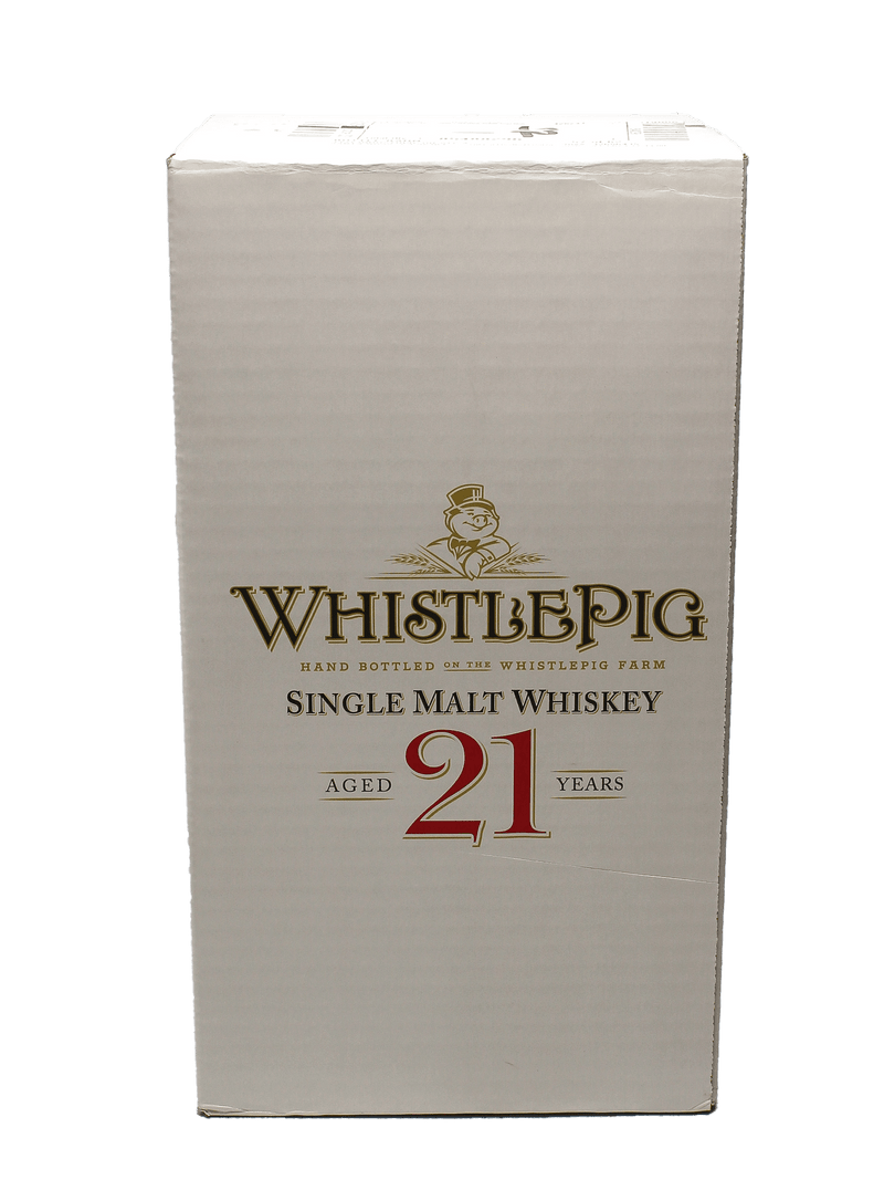 WhistlePig The Beholden 21 Year Single Malt Whiskey 750ml