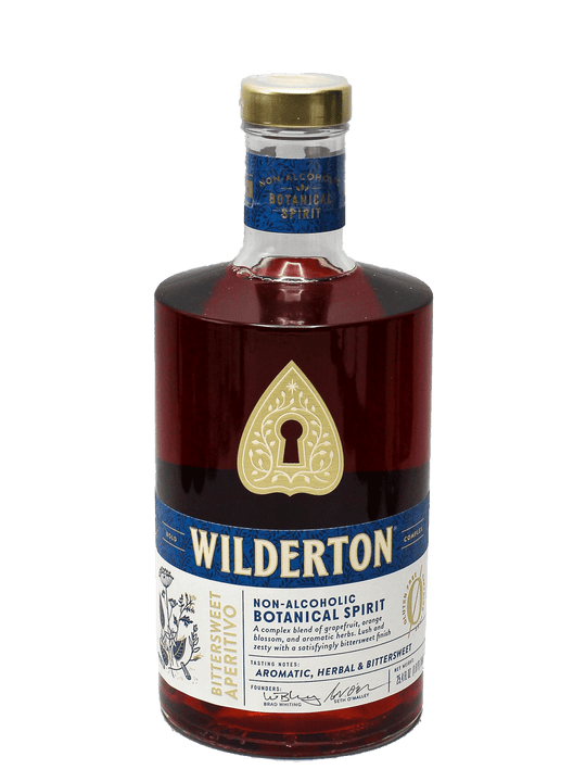 Wilderton Bittersweet Apertivo Non-Alcoholic Botanical Spirit 750ml-Bottle Barn